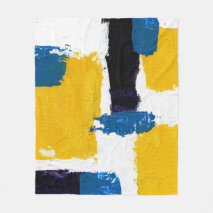Abstract Expression #2 by Michael Moffa Fleece Blanket