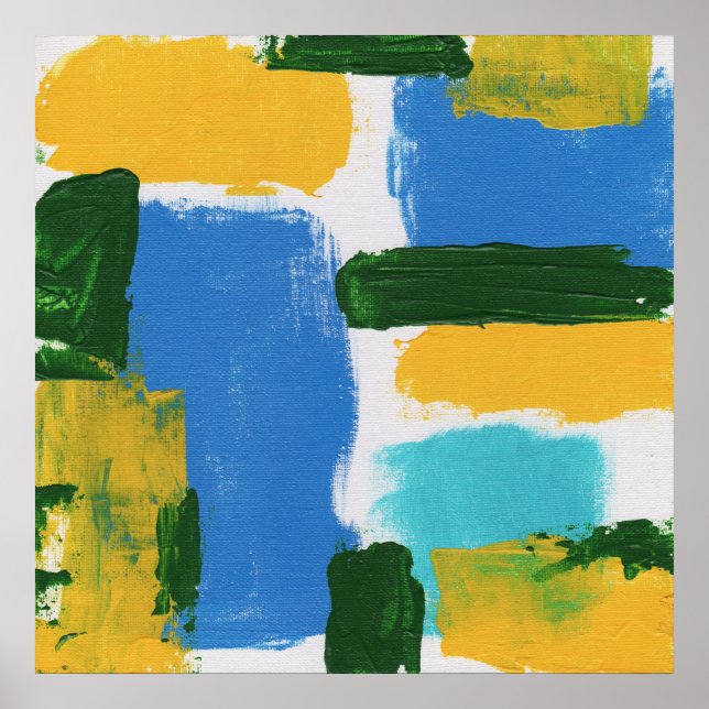 Abstract Expression #3 by Michael Moffa Poster (Front)