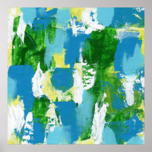 Abstract Expression #5 by Michael Moffa Poster