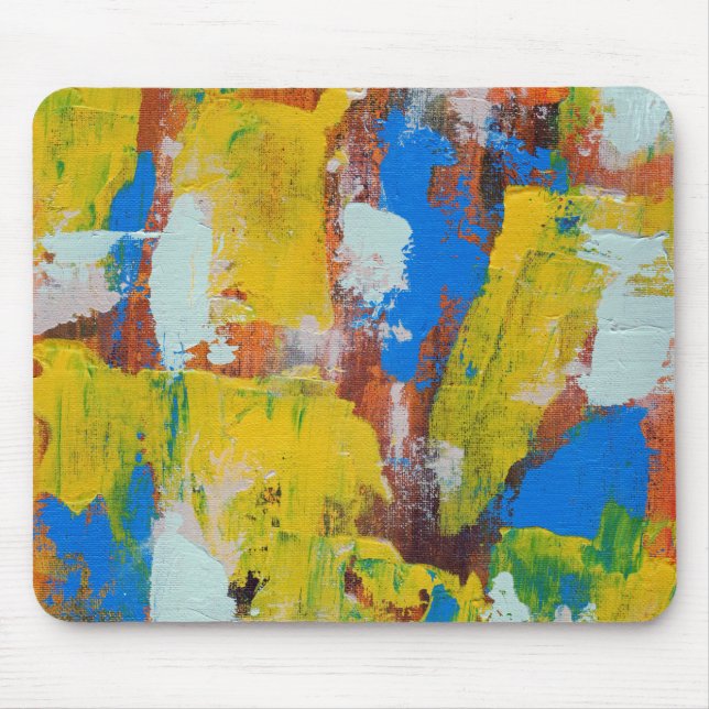 Abstract Expression #8 by Michael Moffa Mouse Pad (Front)
