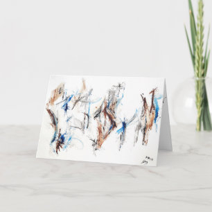 Abstract Expression "Heartfelt Moments" card