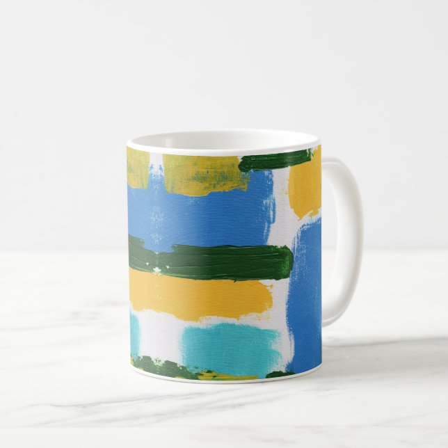 Abstract Expression No. 3 by Michael Moffa Coffee Mug (Front Right)