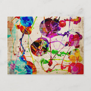 Abstract Expressionism 2 Postcard