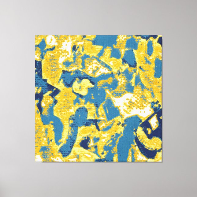 Abstract Expressionism Canvas Print (Front)