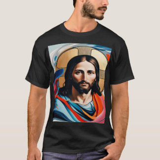 Abstract expressionism images of Jesus on aT-Shirt T-Shirt