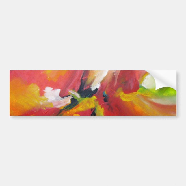 Abstract Expressionism Painting Bumper Sticker (Front)