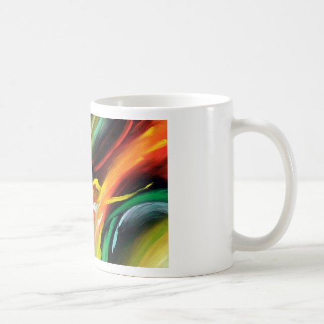 Abstract Expressionism Painting Coffee Mug (Right)