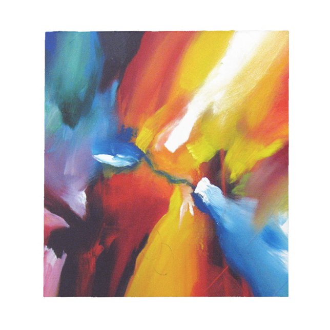 Abstract Expressionism Painting Notepad (Front)