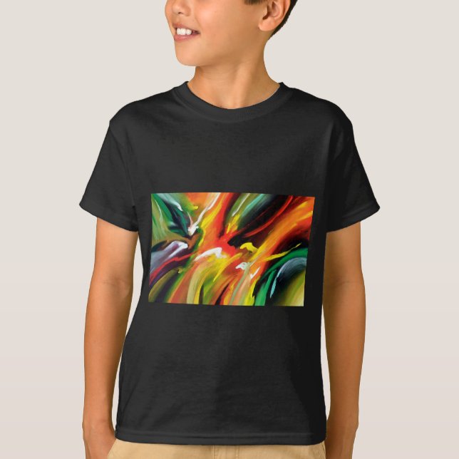 Abstract Expressionism Painting T-Shirt (Front)