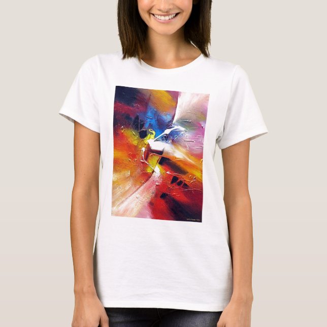 Abstract Expressionism Painting T-Shirt (Front)