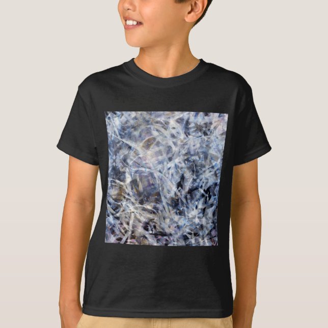 Abstract Expressionist Dance 3 Square T-Shirt (Front)