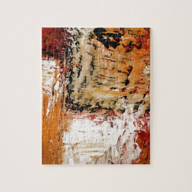 Abstract Expressionist Jigsaw Puzzle (Vertical)