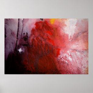 Abstract Expressionist Painting Print Poster