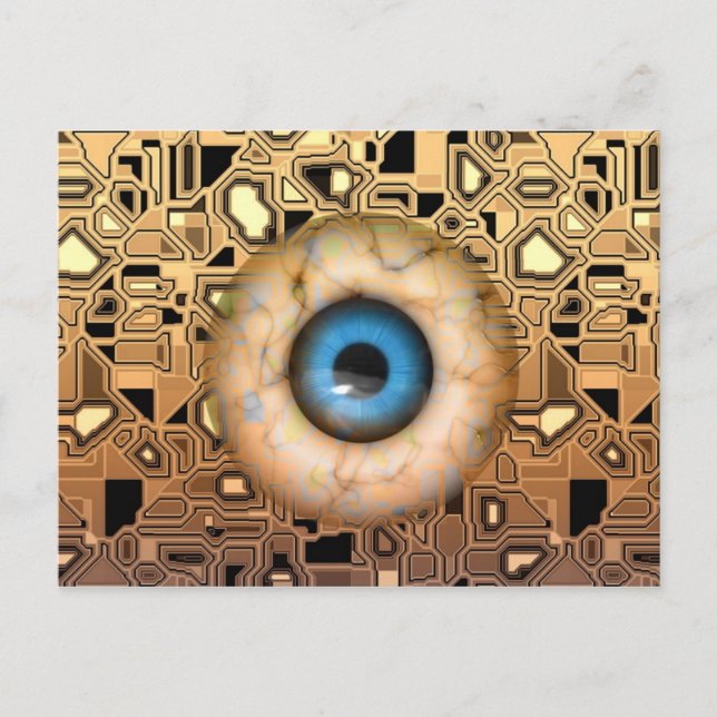 Abstract Eye Art Postcard (Front)