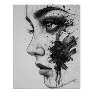 Abstract Eye Close-Up Poster