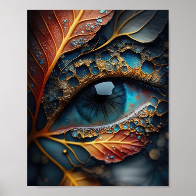 Abstract eye design  poster (Front)