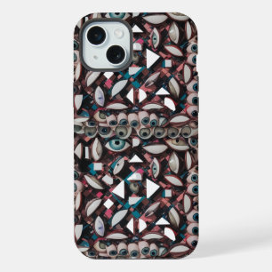 Abstract Eye Geometric Art – Modern Surreal Apple  iPhone 15 Plus Case