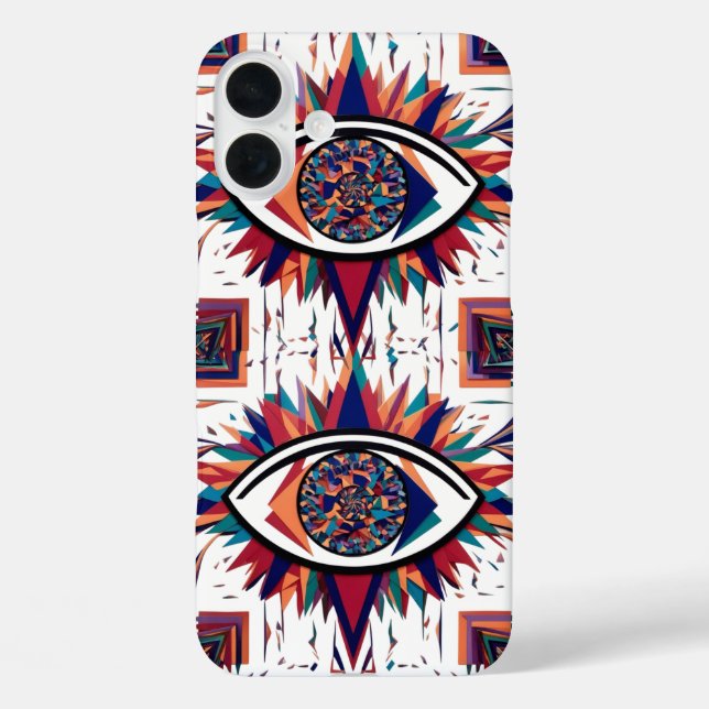 Abstract Eye Geometric Vision – Modern  Case-Mate iPhone Case (Back)