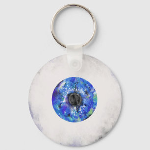 Abstract eye key ring