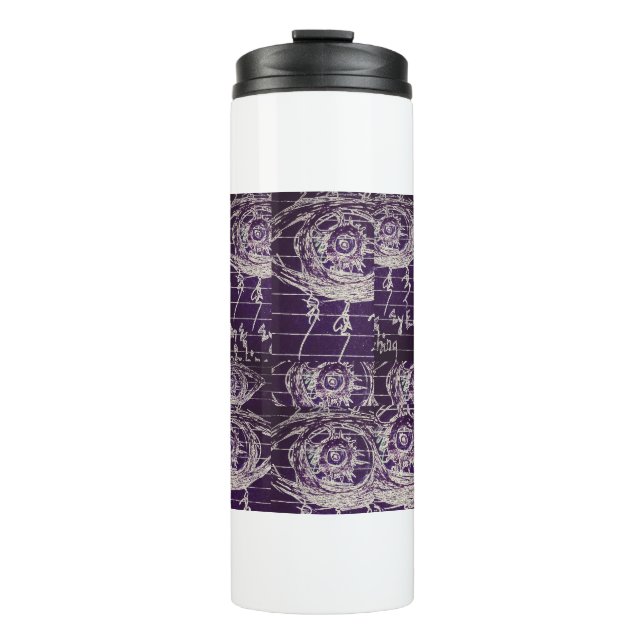 Abstract eye thermal tumbler (Front)