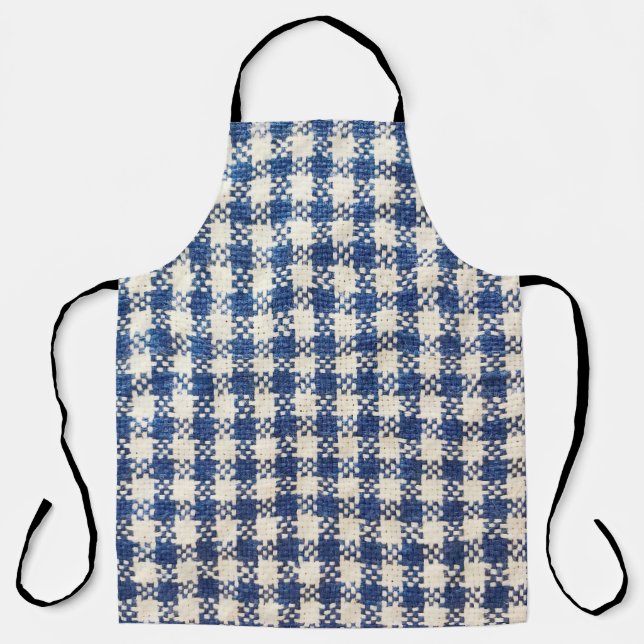Abstract fabric pattern texture background apron (Front)