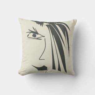 Abstract face . cushion
