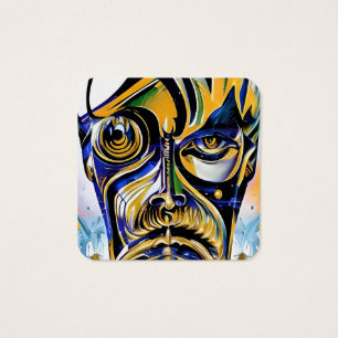 Abstract face of an alien