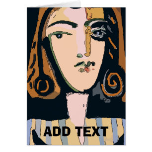 Abstract Face of Woman