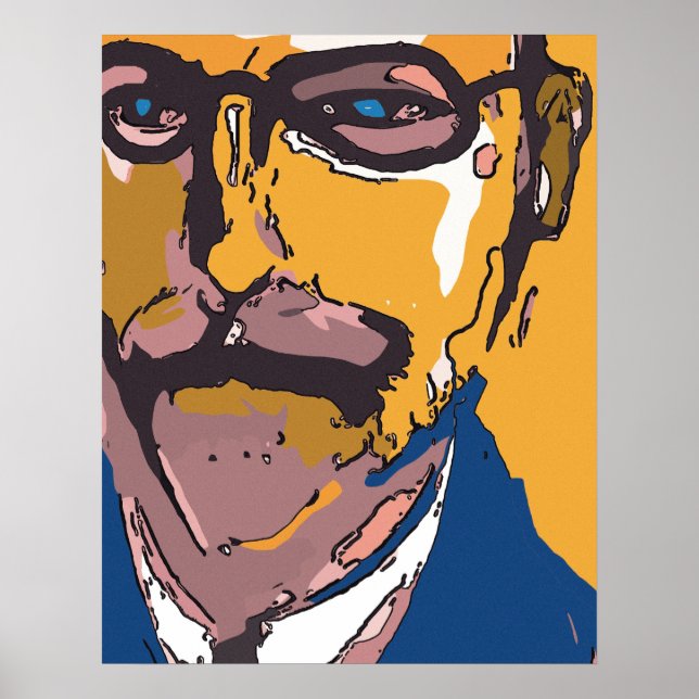 Abstract Face Poster (Front)