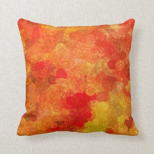 Abstract Fall Autumn Season Colours Cushion