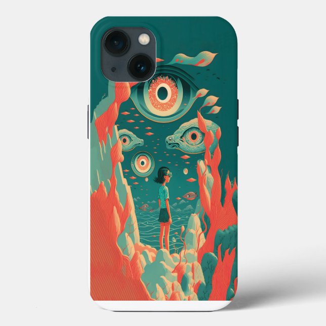 Abstract Fantasies World of Impossible Objects Case-Mate iPhone Case (Back)