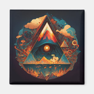 Abstract Fantasies World of Impossible Objects Magnet