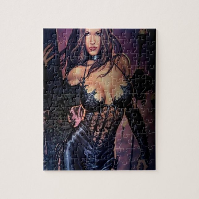 Abstract Fantasy Dark Mistress Jigsaw Puzzle (Vertical)