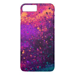 Abstract Fantasy Galaxy Sky Paint Splatter Art iPhone 8 Plus/7 Plus Case