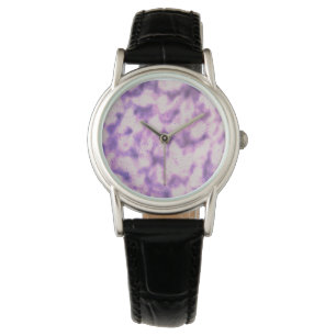 Abstract Fantasy violet Celestial Stardust Art Watch