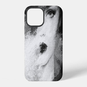 Abstract Fashion Woman Acrylic Painting iPhone 12 Case