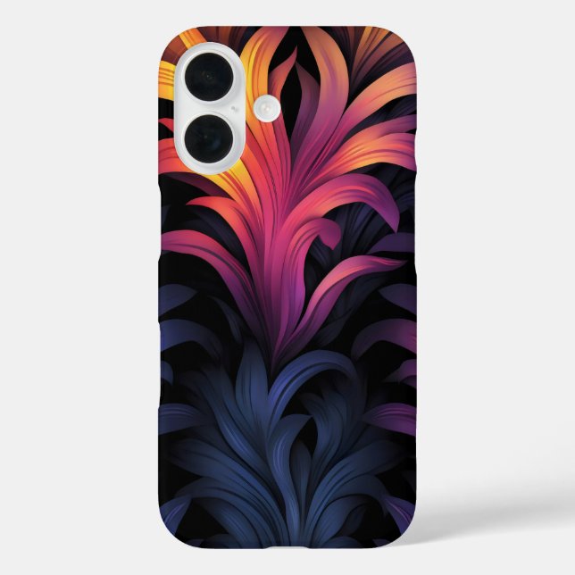 Abstract Feather Colours Case-Mate iPhone Case (Back)