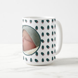 Abstract Feathers Dark Coffee Mug
