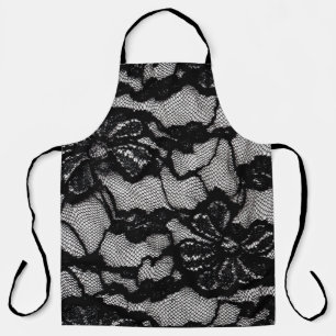 Abstract female black and white dress as backgroun apron