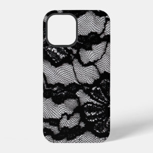 Abstract female black and white dress as backgroun iPhone 12 case