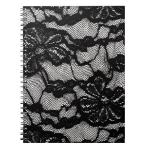 Abstract female black and white dress as backgroun notebook