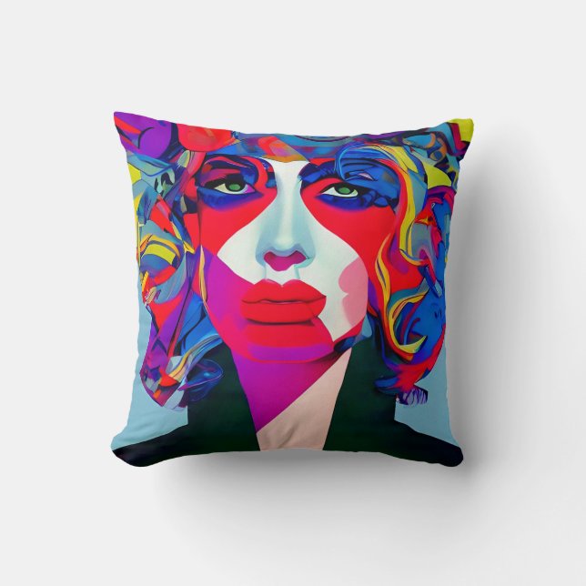 Abstract Female Cushion (Front)