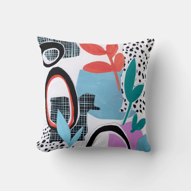 Abstract Field Trip Cushion (Front)