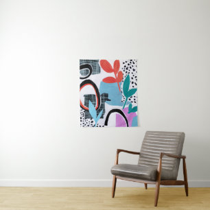 Abstract Field Trip Tapestry