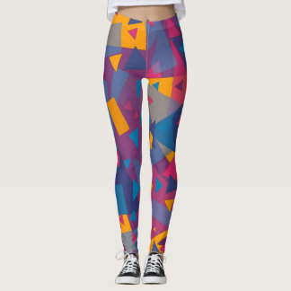 Abstract Fiesta #4 Leggings
