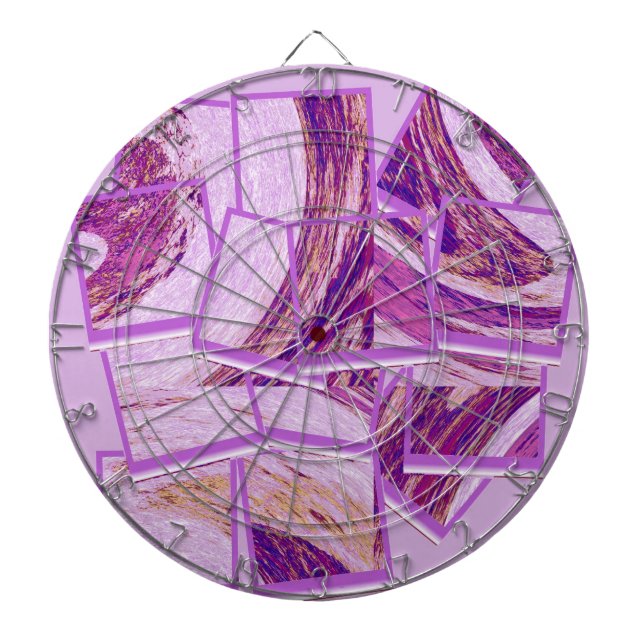 Abstract fine art painting 2 dartboard (Front)