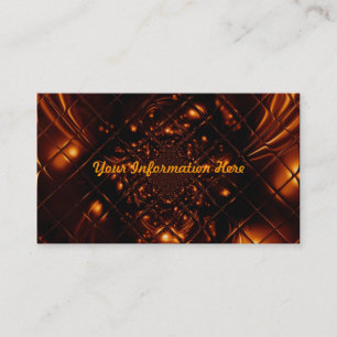 Abstract Fire Glass Fractal Business Cards