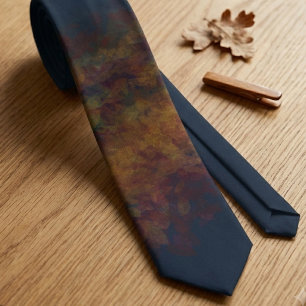 Abstract fire smoke art dark moody tie