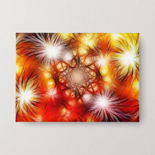 Abstract Fireworks Stars Background