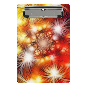 Abstract Fireworks Stars Background-34944 Mini Clipboard